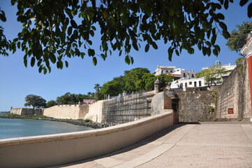 Fototapeta na wymiar Puerta de San Juan, Viejo San Juan, Puerto Rico