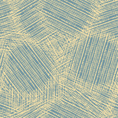  Neutral light blue yellow seamless abstract texture. Modern coastal living all over print. Irregular soft furnishing cover grunge background. High quality jpg swatch.