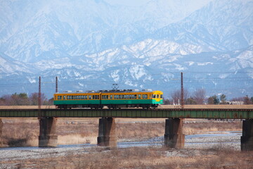 Fototapeta premium 富山地方鉄道