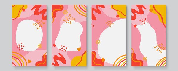 Abstract collage background hand drawn colorful. Beautiful art painting colored with hand drawing element for fabric print, wrapping paper, printable art, wallpaper, banner and poster background.