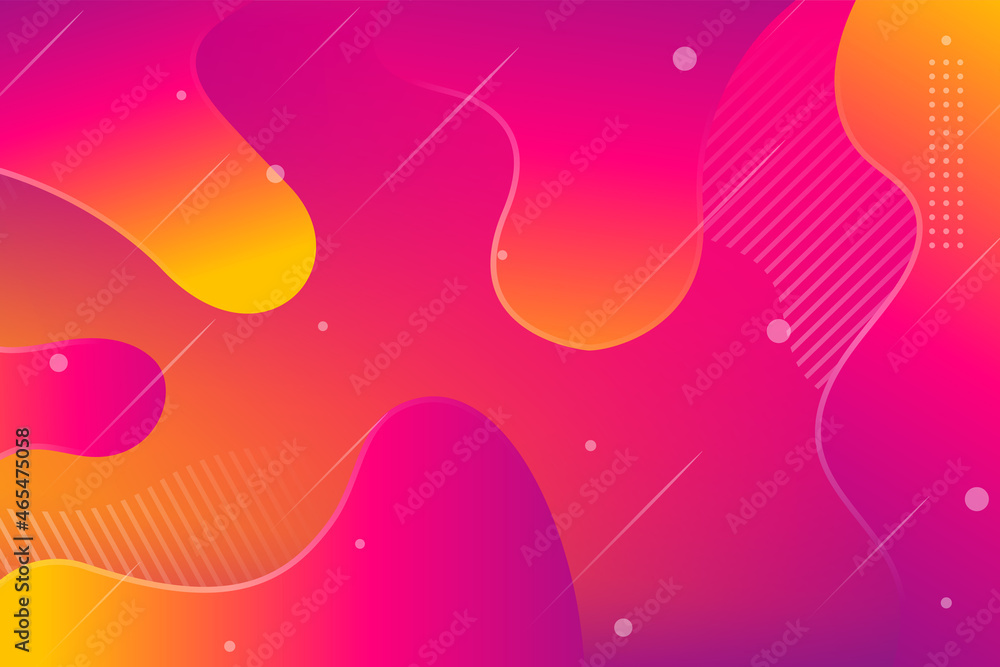 Poster gradient flowing geometric pattern background texture for poster cover design. minimal color abstrac