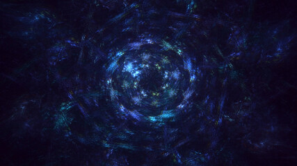 3D rendering abstract round light background
