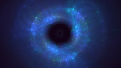 3D rendering abstract round light background