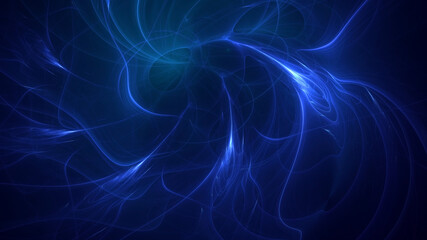 3D rendering abstract round light background