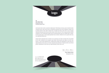 Simple minimalist and creative professional business letterhead design. Corporate letterhead templates for your business company. Corporate, luxury, modern and elegant stationery design