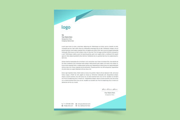 Simple minimalist and creative professional business letterhead design. Corporate letterhead templates for your business company. Corporate, luxury, modern and elegant stationery design
