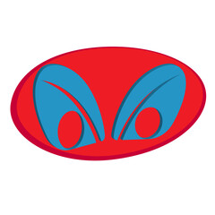 sharp eyes illustration design concept