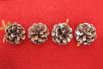 .Christmas pine cone