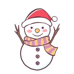 雪だるまサンタ帽子