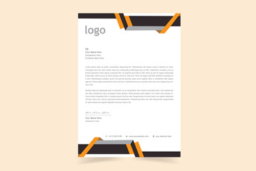 Professional business letterhead design. Corporate Letterhead Templates For Your Business company. The Letterhead Element Of Stationery Design. Vector Illustration