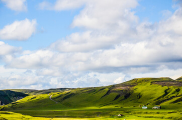 Obraz premium landscape with mountains and sky