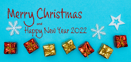 Fototapeta na wymiar Christmas and new year eve facebook decorated cover