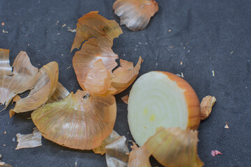 Onions grown in your own garden .