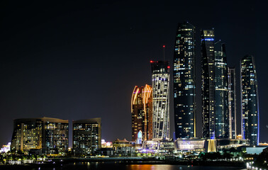 Fototapeta na wymiar Etihad Tower Abu Dhabi