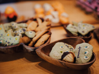 halloween holiday and childhood concept