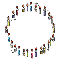 クリスマス　フレーム　背景　コピースペース