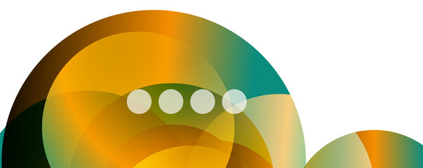 Fluid gradients, swirls and circles. Bright color lines. Vector Illustration For Wallpaper, Banner, Background, Landing Page