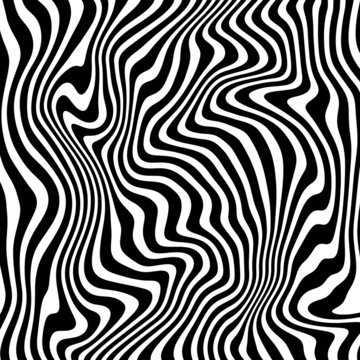 Vector abstract zebra texture. Graphic design. Pattern, texture.