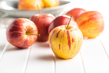 Fresh autumn apples