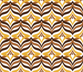 Seamless geometric pattern, retro print.