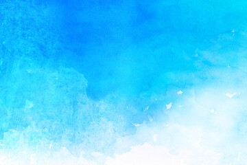 海や空をイメージした水彩テクスチャ、背景イラスト