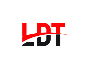 LDT Letter Initial Logo Design Vector Illustration