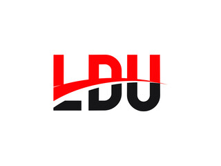 LDU Letter Initial Logo Design Vector Illustration