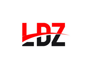 LDZ Letter Initial Logo Design Vector Illustration