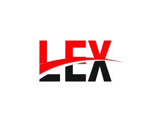 LEX Letter Initial Logo Design Vector Illustration