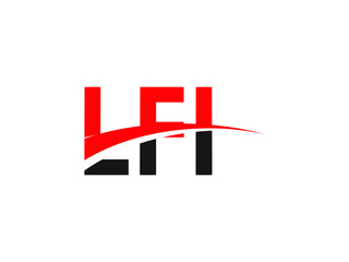 LFI Letter Initial Logo Design Vector Illustration