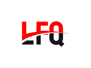 LFQ Letter Initial Logo Design Vector Illustration