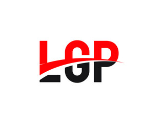 LGP Letter Initial Logo Design Vector Illustration