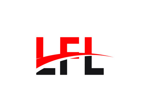 LFL Letter Initial Logo Design Vector Illustration