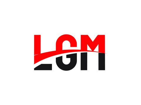 LGM Letter Initial Logo Design Vector Illustration