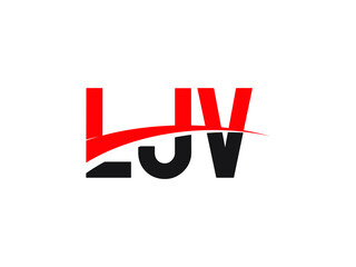 LJV Letter Initial Logo Design Vector Illustration