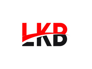 LKB Letter Initial Logo Design Vector Illustration
