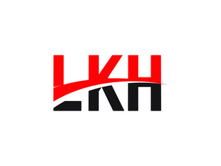 Obraz premium LKH Letter Initial Logo Design Vector Illustration