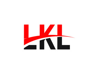 LKL Letter Initial Logo Design Vector Illustration
