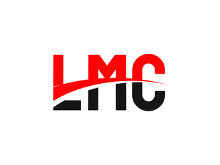 LMC Letter Initial Logo Design Vector Illustration