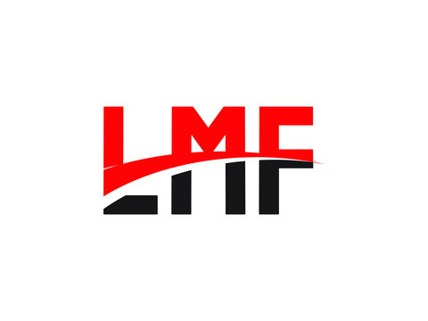 LMF Letter Initial Logo Design Vector Illustration
