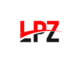LPZ Letter Initial Logo Design Vector Illustration