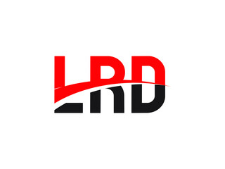 LRD Letter Initial Logo Design Vector Illustration
