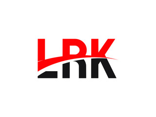 Obraz premium LRK Letter Initial Logo Design Vector Illustration