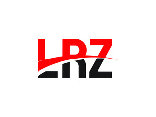 LRZ Letter Initial Logo Design Vector Illustration