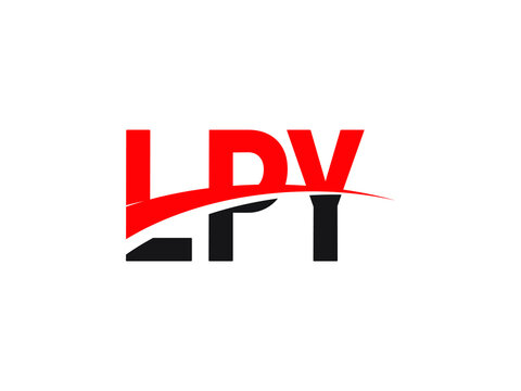 LPY Letter Initial Logo Design Vector Illustration