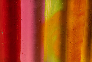 Close Up of Colorful Graffiti Textured Wall