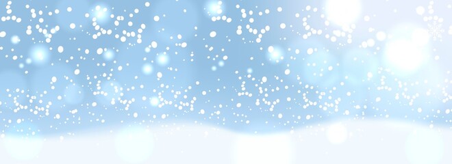 Horizontal Christmas Background - Illustration Vector illustration of Christmas Background