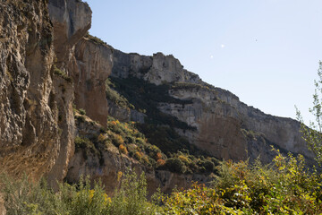 autumn landscape in northern spain