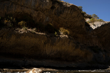 canyon river in the pyrenees
