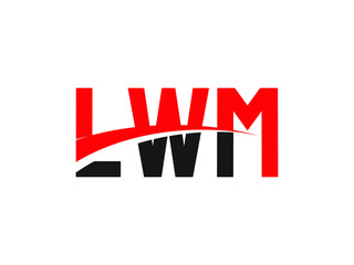 LWM Letter Initial Logo Design Vector Illustration